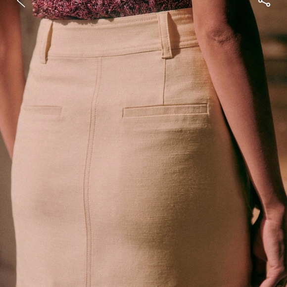 Sezane Vanilla Skirt - Picture 4 of 12